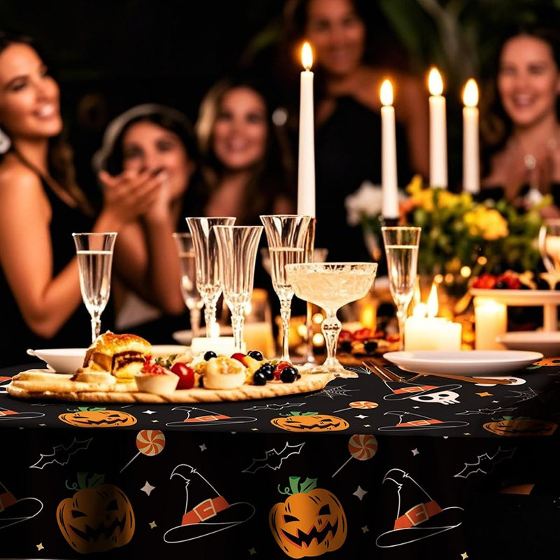 Paquet de 8 nappes Halloween Pumpkin