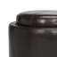 Repose-pieds rond en similicuir de 18,7 po Maiden-760039328