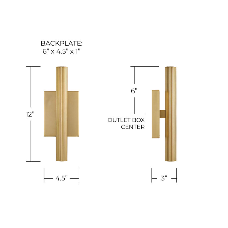 15" W x 11" H 1-Light Modern Tiered Bowl Sconce in Aged Brass