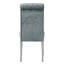 Chaise parsons en tissu touffeté Liam