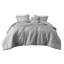 Ensembles de literie gris moderne, édredon en jacquard de polyester avec coussin, style maison
