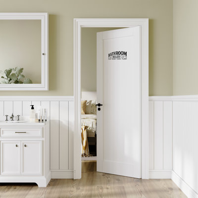 Panneau de porte intérieur avec passe-porte et panneau de porte