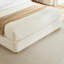 Luna Modern  Boucle Upholstered Wingback Headboard Platform Bed with Solid Wood Frame-1026827094