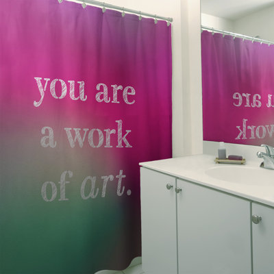 Shower Curtain with Liner Included