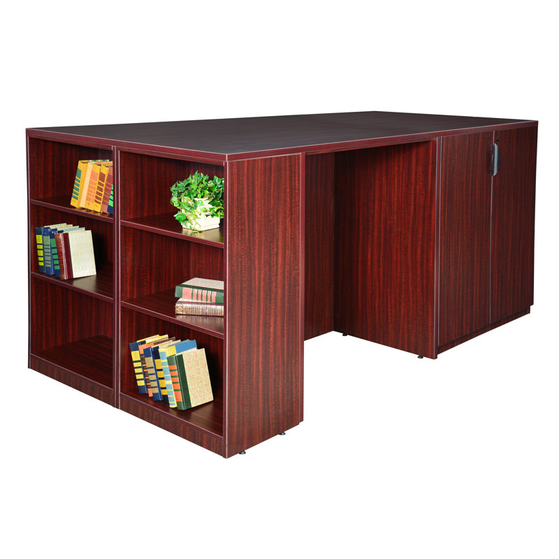 Nebih Standing desk, Mahogany