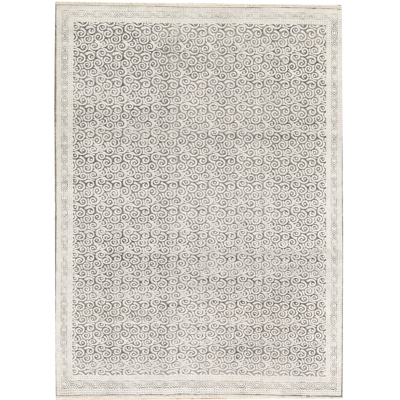 Canterbury Geometric Area Rug in Beige