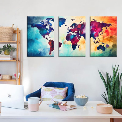 3 Piece Wrapped Canvas Print