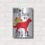 «Home Is Where My Dog Is» par Ginger Oliphant, art mural en métal-2081648232