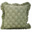 Housse de coussin Fabividine Boho Frill, coussin à double face à volants, lin doux, décoration intérieure, taille 14 po x 14 po-101338791-101338790
