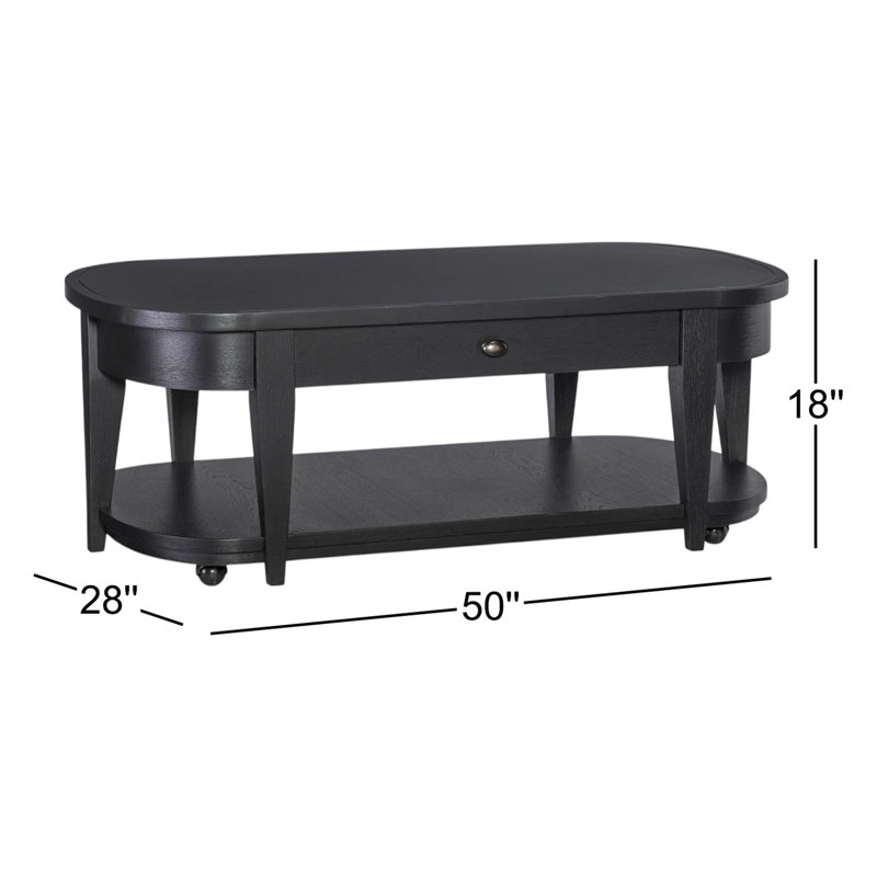 Table basse Mya, Noir