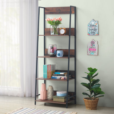 Brannan 180cm H Steel Etagere Bookcase