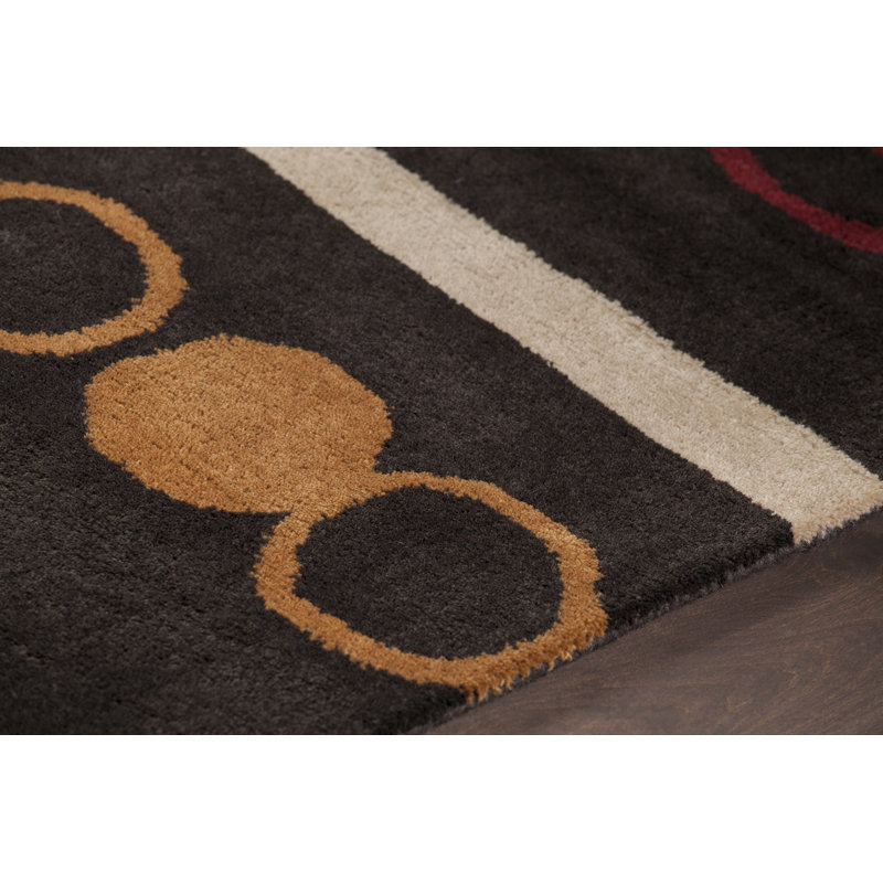 Performance Wool Geometric Indoor Rug, Rectangle 5' x 7'6"