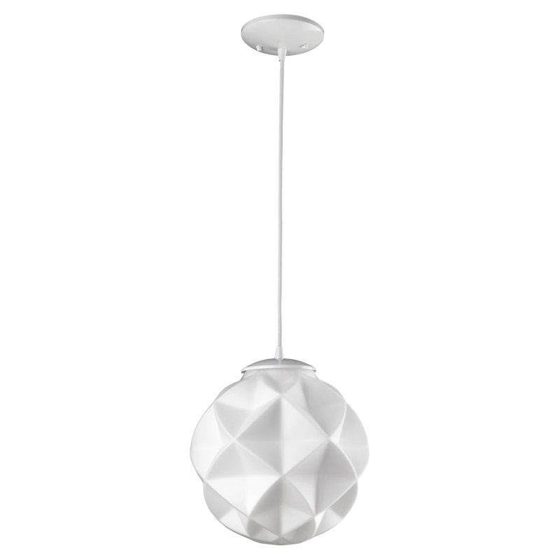 Luminaire suspendu géométrique à 1 lumière Barty