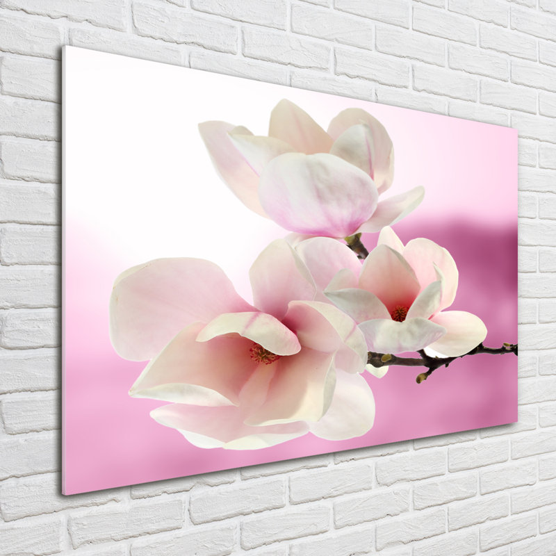 Magnolia - No Frame Print on Glass