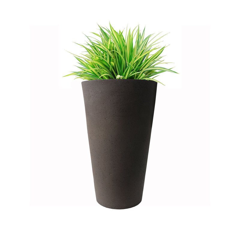 Crete Self-Watering Planter, Tall, 30" H x 18" W x 18" D