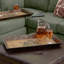 Ensemble de 2 plateaux de service