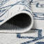 Tapis ivoire / bleu Raif Tribal Bohemian-889694421