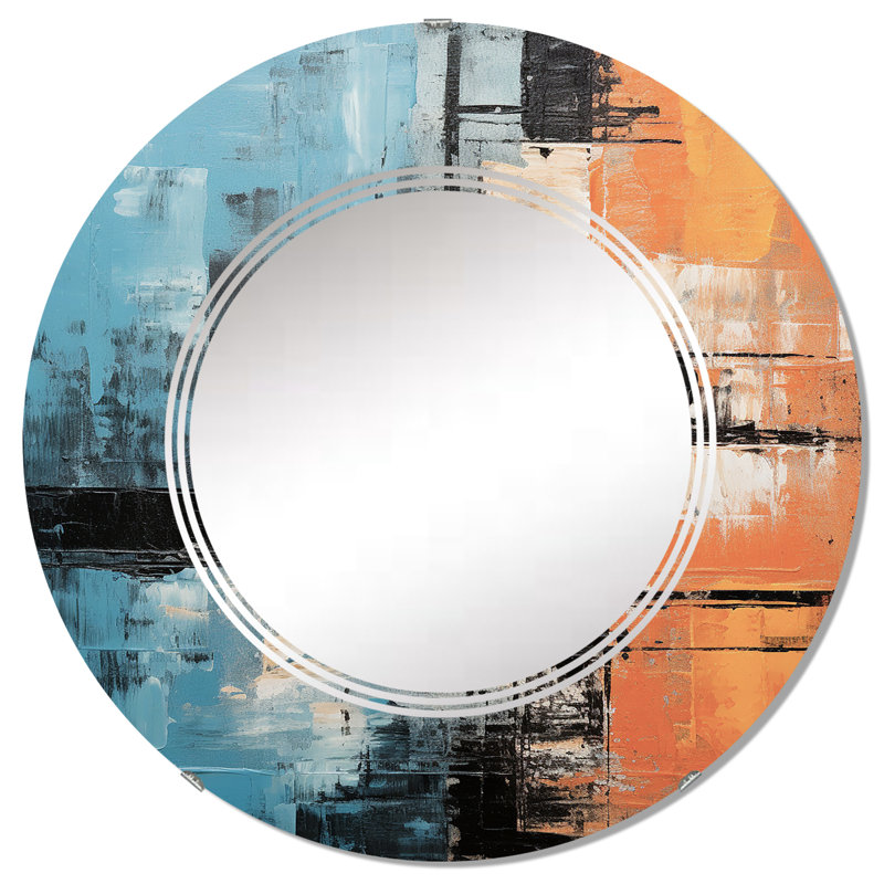 Miroir mural sans cadre Talloway, 32 po x 32 po