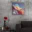 Art mural en verre épique «Mindscape 3» par Ann Klee, 24 po x 24 po