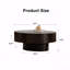 Table basse ovale en forme de piédestal