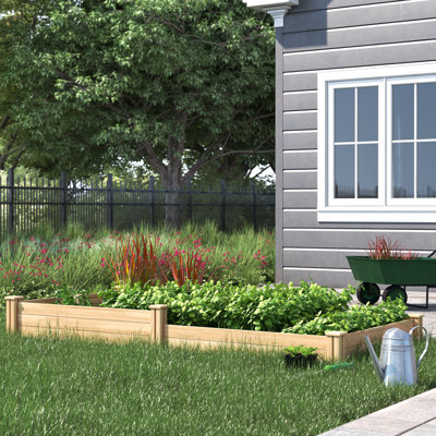 Wood Raised Garden Bed