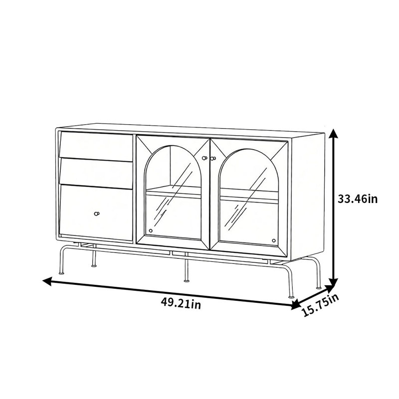 French Retro Sideboard