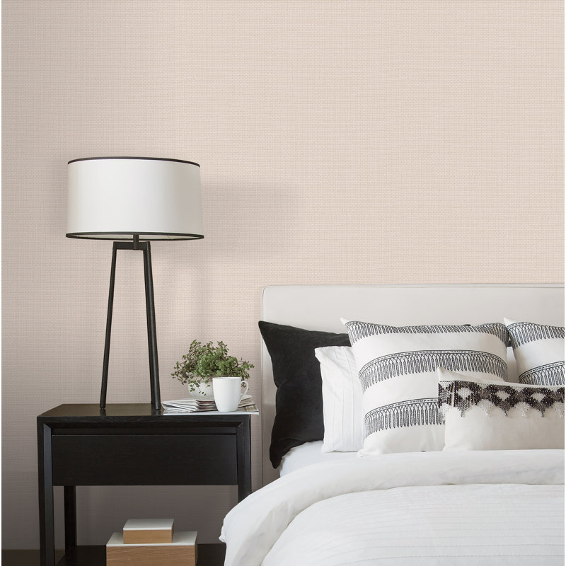 10m x 53cm Matte Wallpaper Roll, Cream