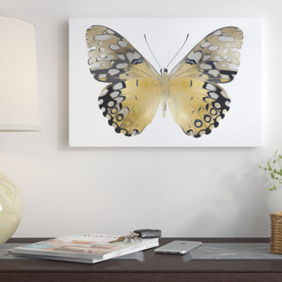 " Golden Butterfly I " Graphic Art
