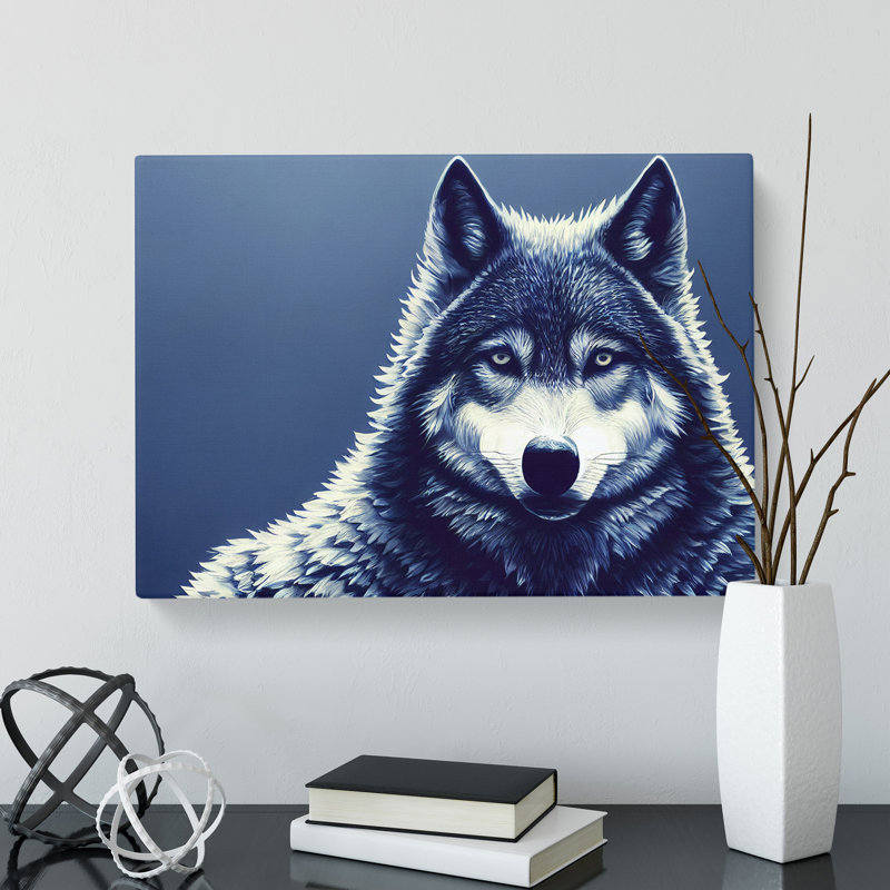 Wolf Portrait Vol.6 - Wrapped Canvas