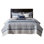 Literie réversible marine - double / grand avec 3 coussins inclus