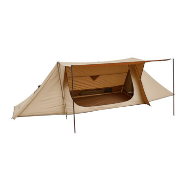 Lightweight Hot Tent with Stove Jack & 2 Tarp Poles 2 Persons Camping