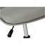 Chaise de bureau, hauteur réglable, pivotante, ergonomique, bureau d'ordinateur, travail, juvénile, aspect cuir gris, métal gris, contemporain, moderne-1650980755-1650980752