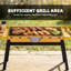 Outsunny Portable BBQ Grill Foldable Charcoal Grill for Camping-125044105