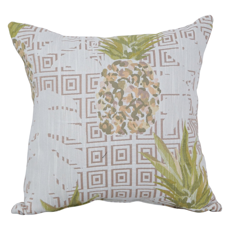 Floral Reversible Throw Pillow