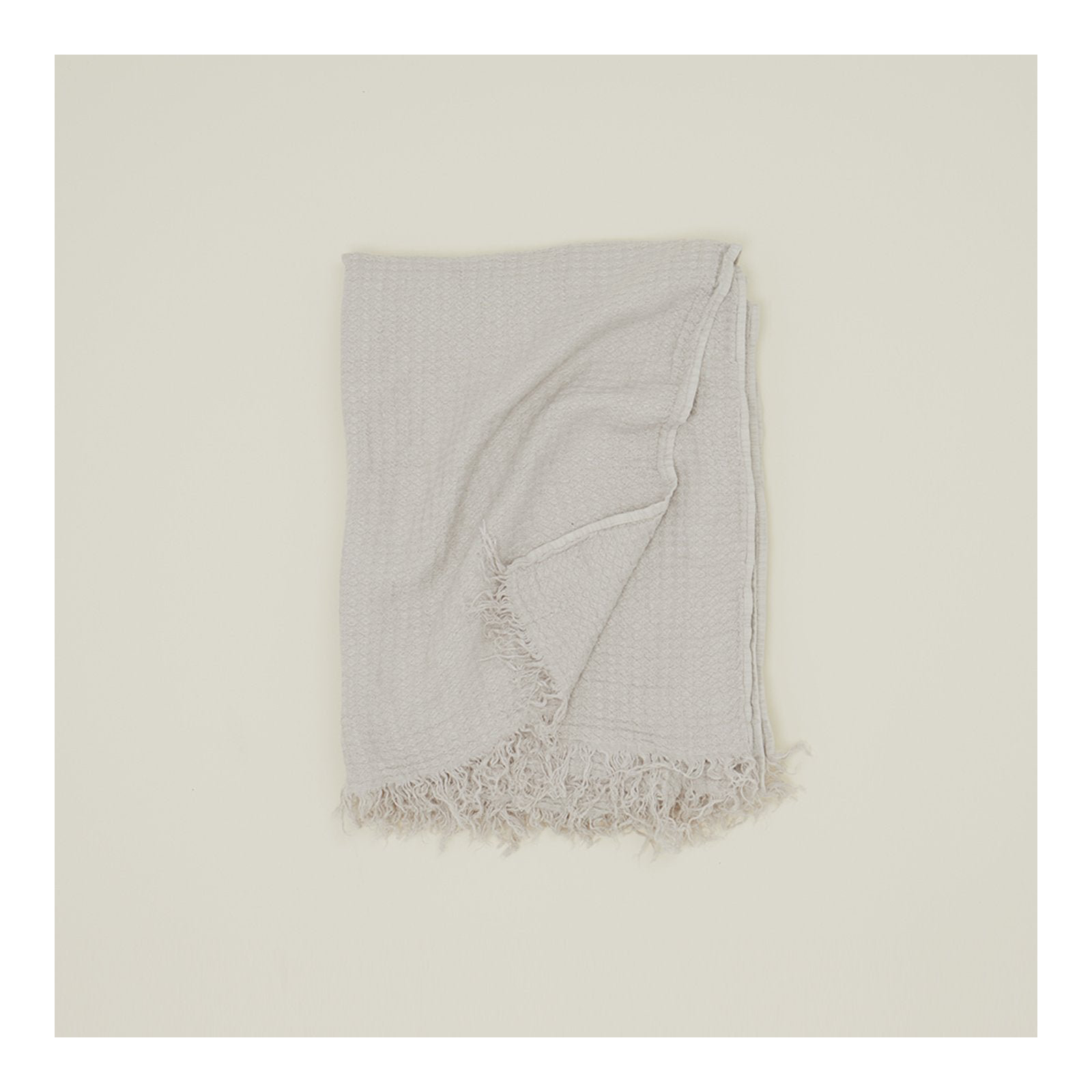 Simple Throw Blanket, Light Gray, 70" L x 50" W