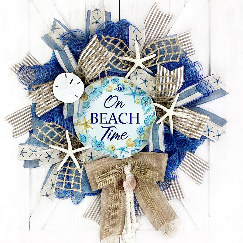 Handcrafted Burlap 18'' Wreath