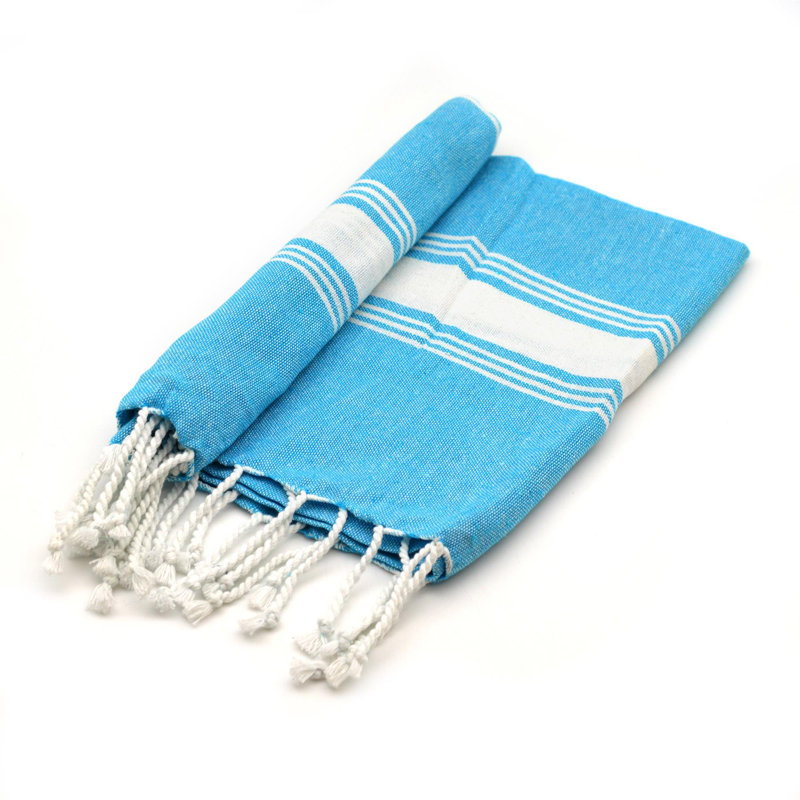 100% Cotton Ultra Light Bath Towel, Light Blue