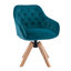 Chaise longue en velours capitonné 22,44 po Caralyn-1106530761