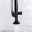 Robinet d'évier de cuisine robuste - Adaptateur de style tiroir noir mat à poignée simple pré-rinçage commercial-312301372