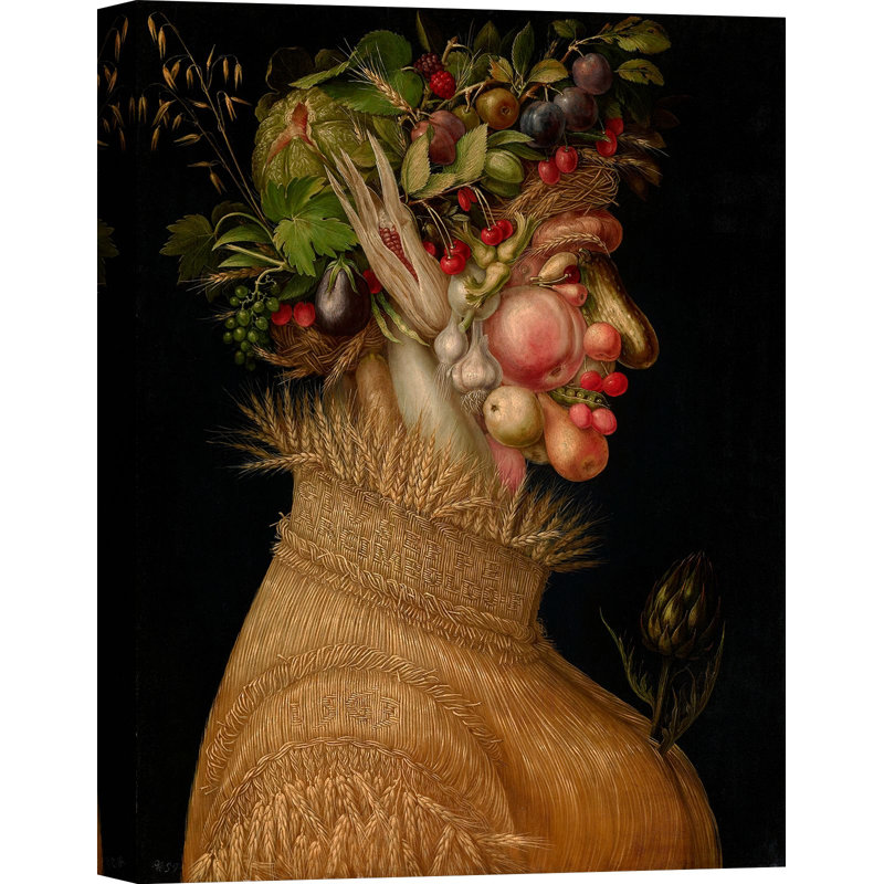 Summer by Giuseppe Arcimboldo - Wrapped Canvas Painting, 100cm H x 70cm W x 4cm D