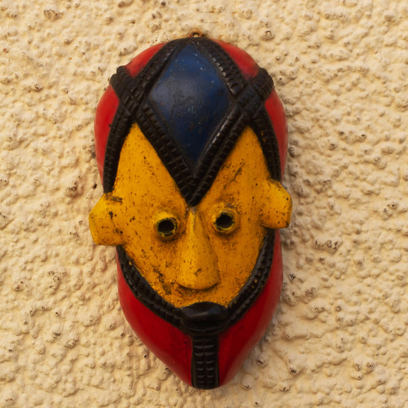 Décoration murale masque africain