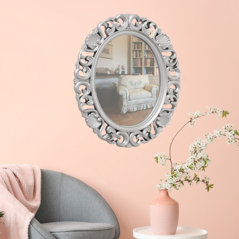 Miroir mural 14,5 po, Doré