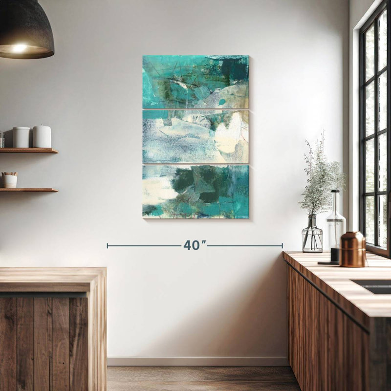 Avery Terrene abstrait I, H 38 po x l 24 po
