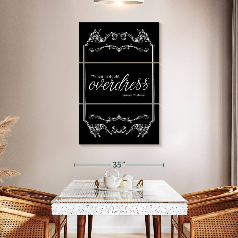 Tergel Overdress Typography, 50" H x 32" W