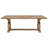 Fremont Brown Trestle Rectangular Dining Table