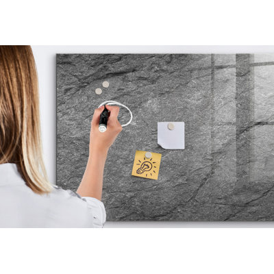 Magnetic Glass Photo Memo Board