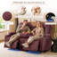 Causeuse inclinable électrique Zero Wall Hugger avec console rabattable, lumières DEL et haut-parleurs Bluetooth-397067778-397067779