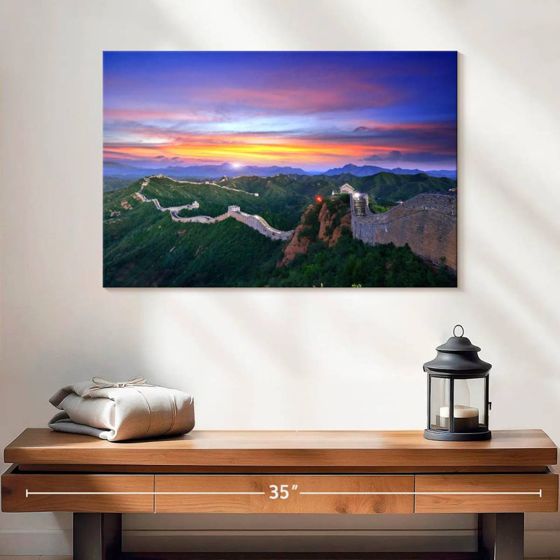 Rorry Great Wall Of China Sunset, 16" H x 24" W