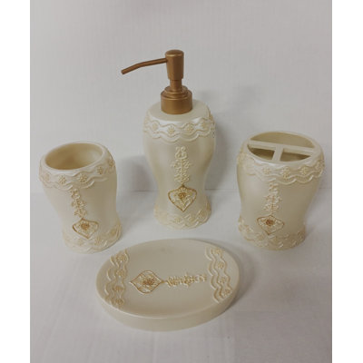 Eastep 4 Piece Bathroom Accessory Set