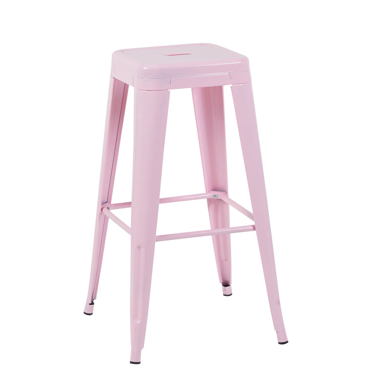 Tabouret à hauteur de comptoir 30 pouces, Rose, Tabouret de bar (siège d’une hauteur de 30 po)